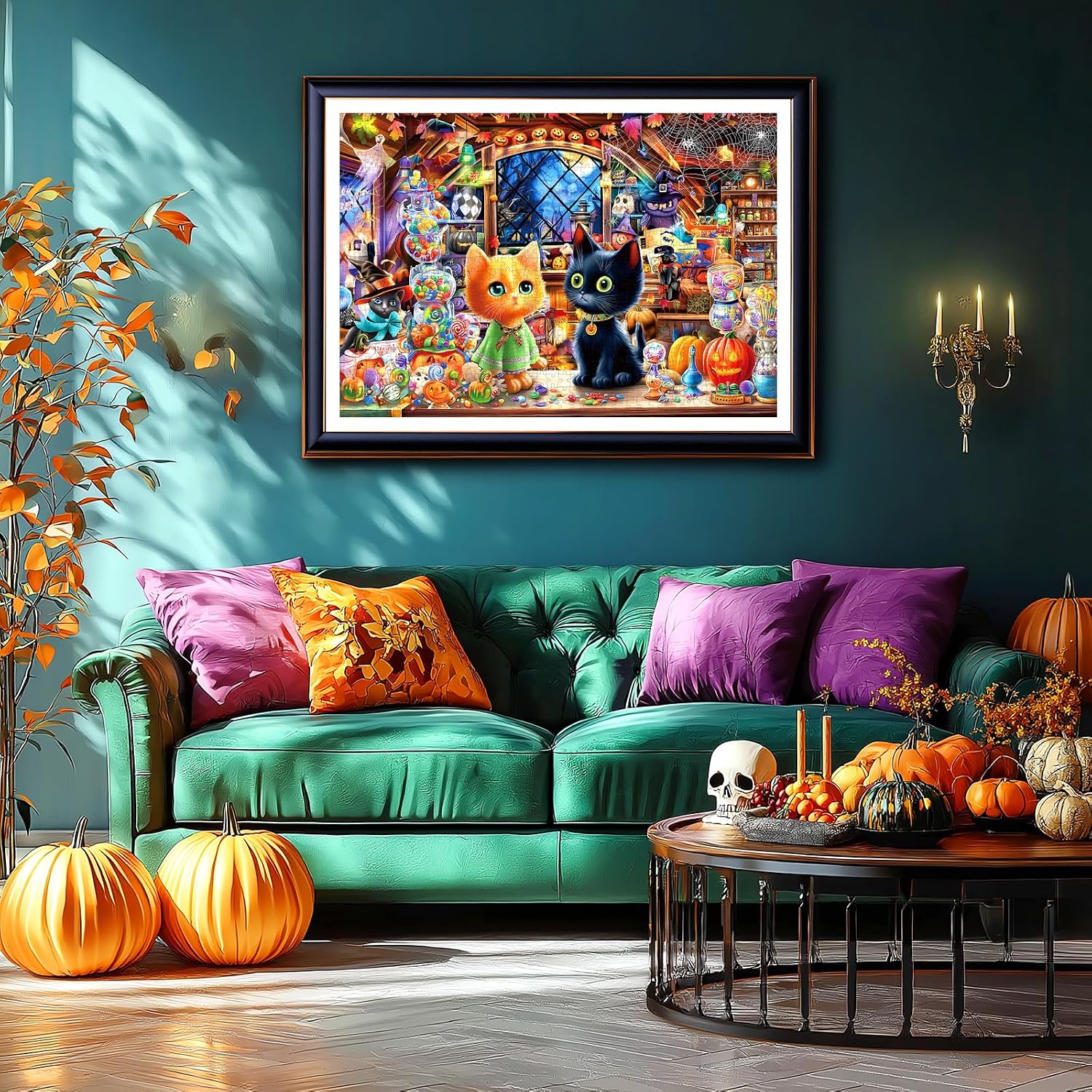 Detalle 2 de PuzzOne Halloween Puzzle, 1,000 Pieces