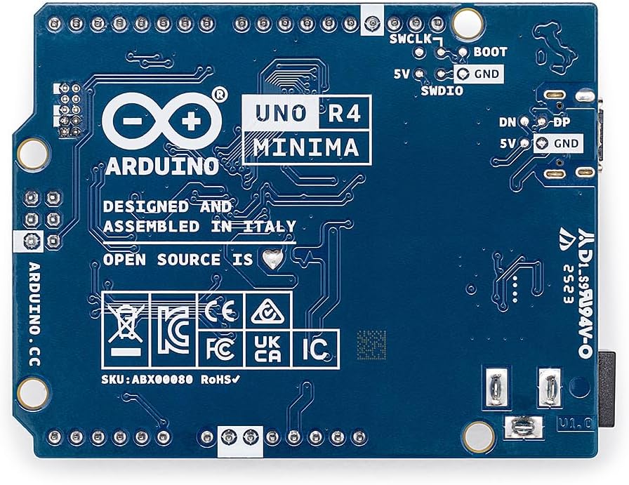 Thumbnail 2 de Arduino UNO R4 Minima ABX00080 コントローラーボード、Renesas RA4M1・USB-C・CAN・12ビットDAC