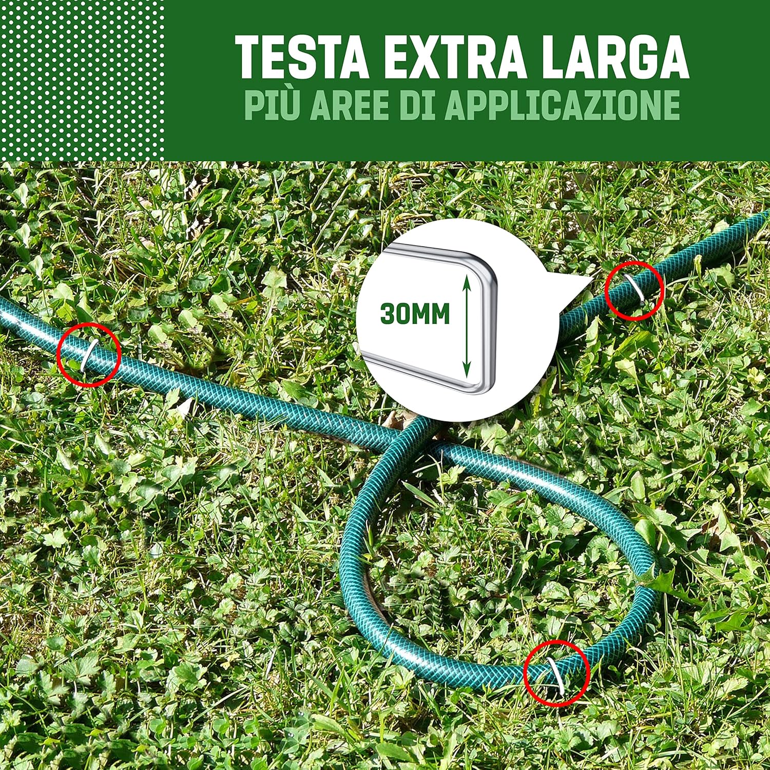 Thumbnail 6 de GardenGloss Picchetti in Acciaio Zincato (50 Pezzi) – Picchetti a U 150 mm per Telo di Pacciamatura, Recinzione e Campeggio