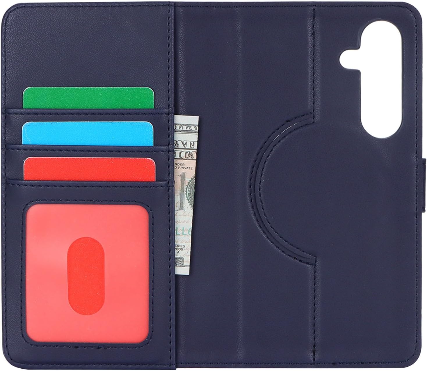Thumbnail 4 de Zouzt Case for Samsung Galaxy S24: Detachable 2-in-1 Wallet with Magnetic Lifesaver and Kickstand