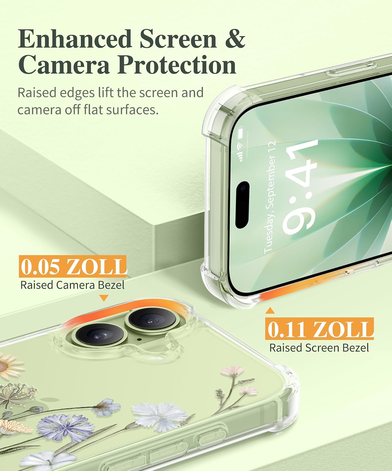 Thumbnail 5 de GVIEWIN iPhone 17 case 6.3" with screen protector