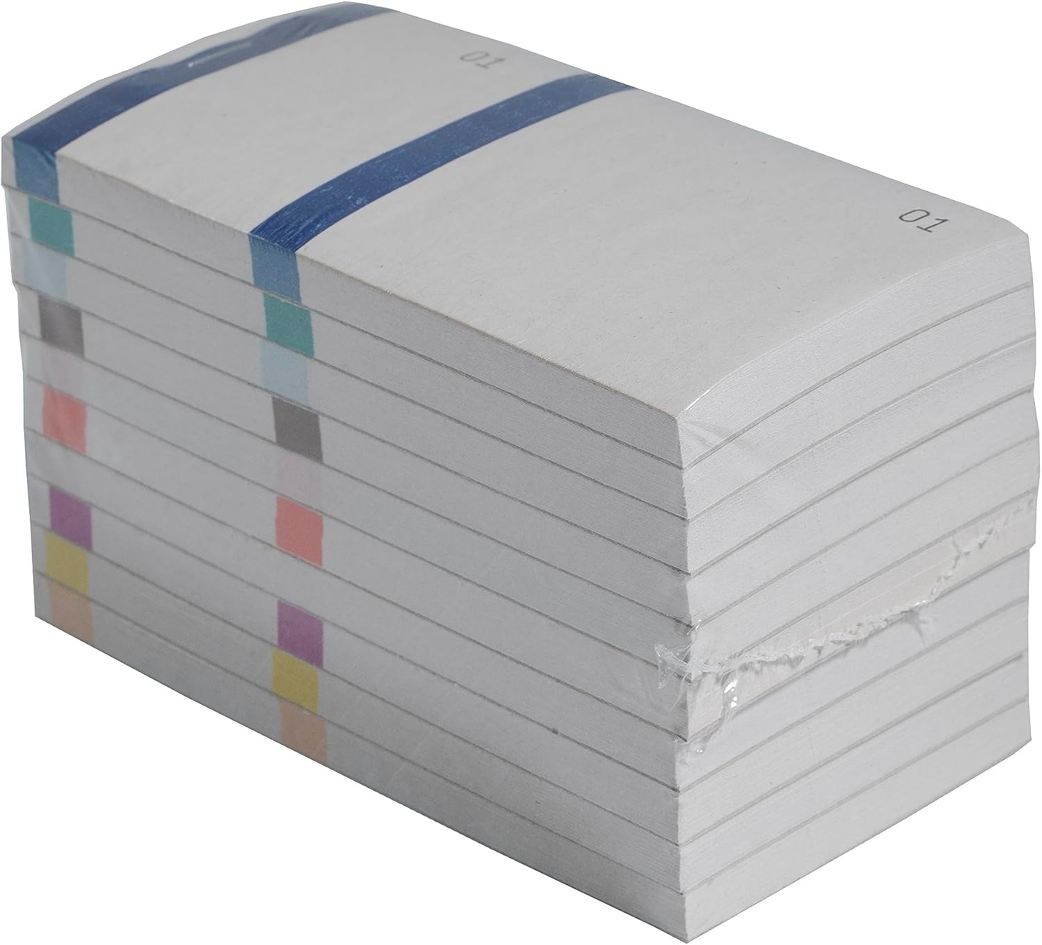 Detalle de Exacompta Rif. 96399E – Confezione da 10 blocchi venditori con 100 fogli numerati e coupon staccabili (6,6 x 13,5 cm)