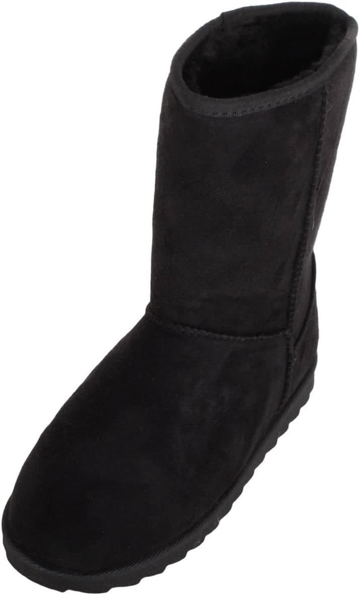 Detalle de ABSOLUTE FOOTWEAR Childrens Easy Slip On Faux Fur Winter Boots