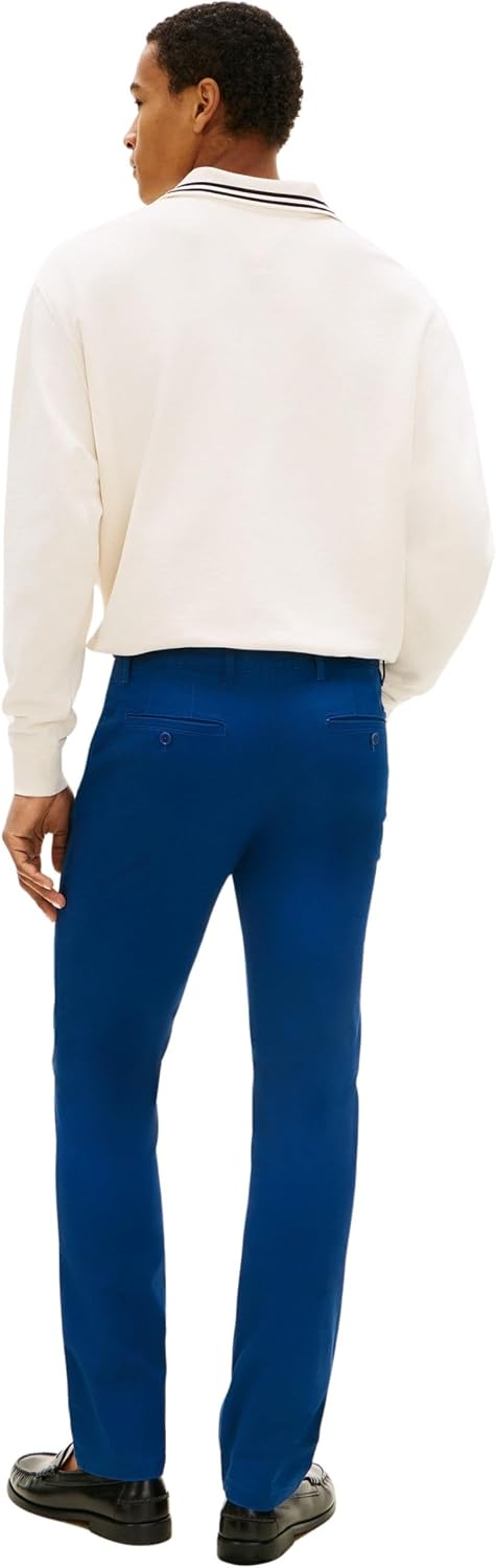 Detalle de Tommy Hilfiger Chino Homme – Sergé de coton extensible