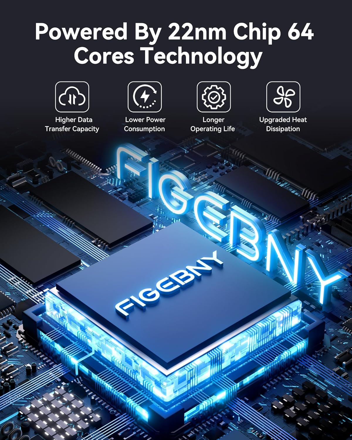 Thumbnail 5 de FIGEBNY Wireless HDMI Transmitter and Receiver (4K Decode, 1080P Output) Ultra Low Latency 2.4G/5G Plug-and-Play