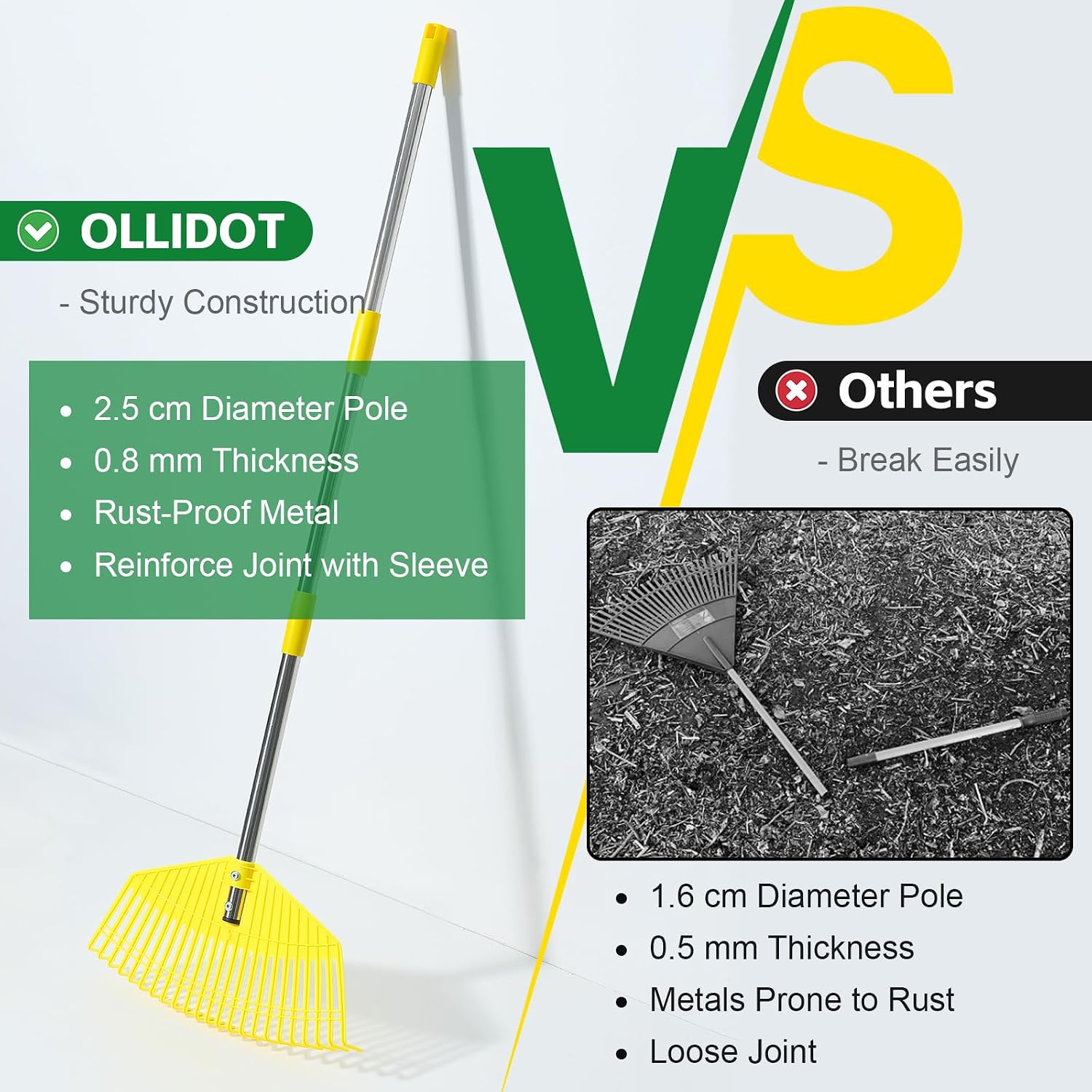 Thumbnail 4 de Garden Rake Extra Wide 42 cm