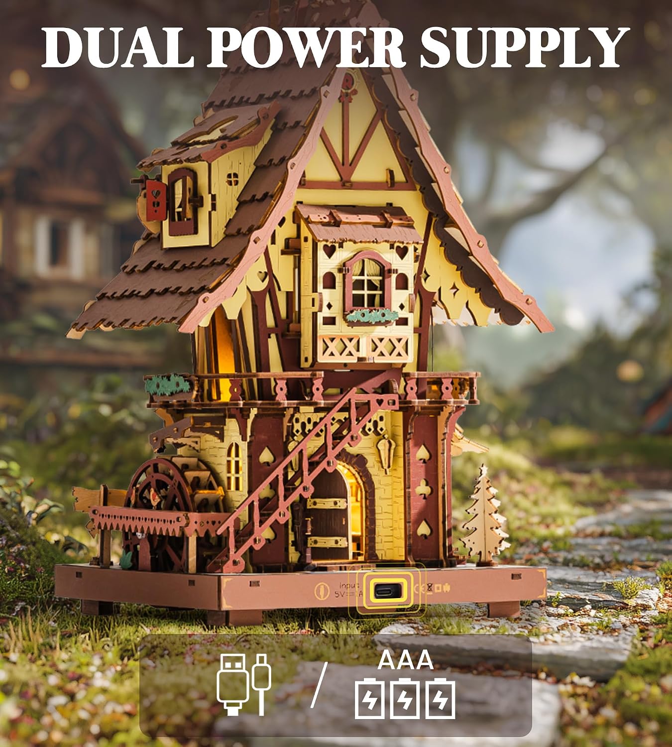 Thumbnail 2 de ROKR Cuckoo Clock: 3D Wood Puzzle Kit