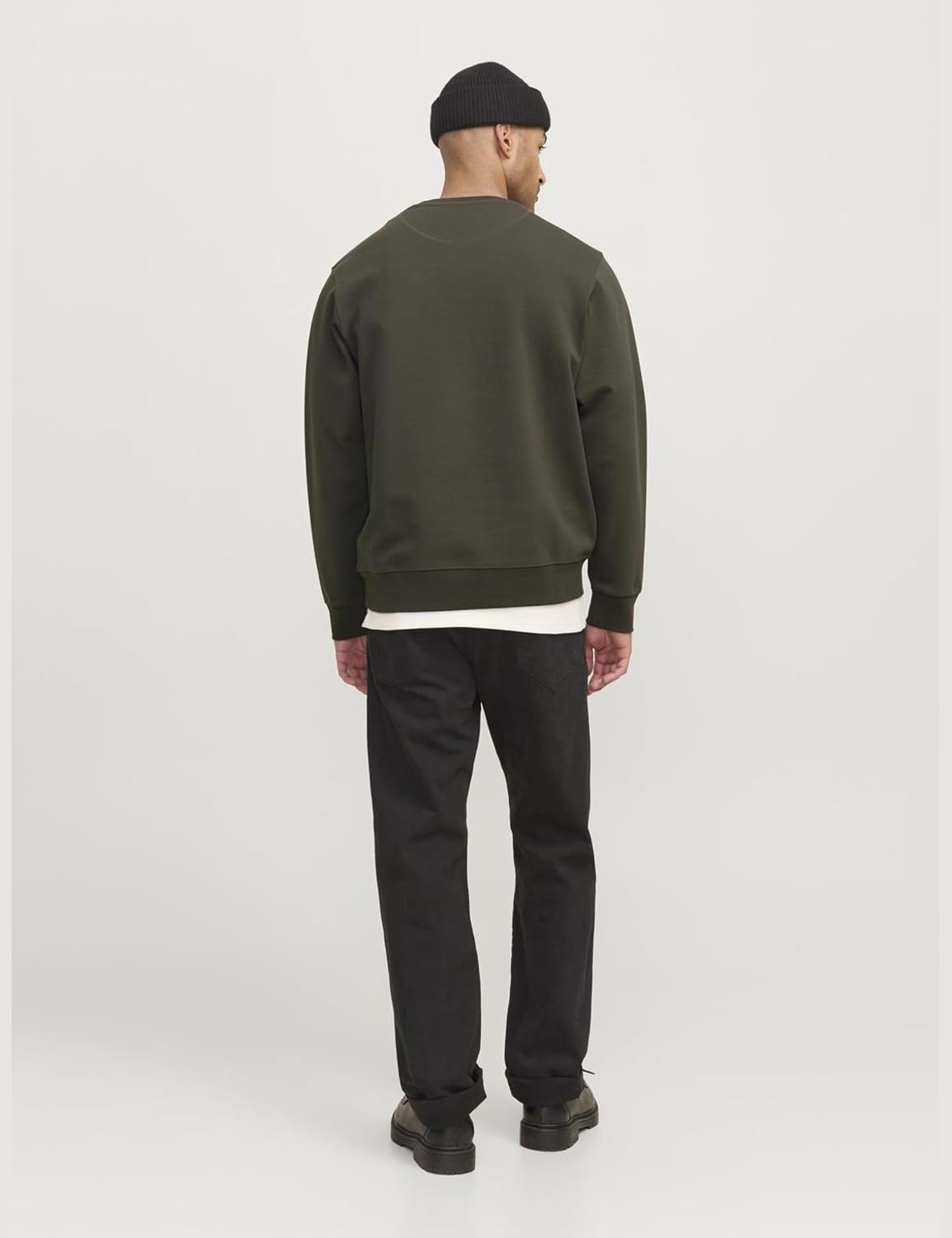 Detalle de JACK & JONES Herren-Sweatshirt RDD Gedruckt mit Rundhalsausschnitt