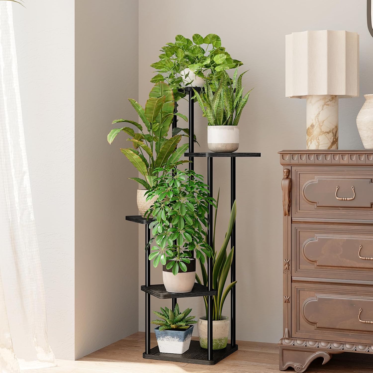 Thumbnail 1 de Bamworld 5-Tier Plant Stand