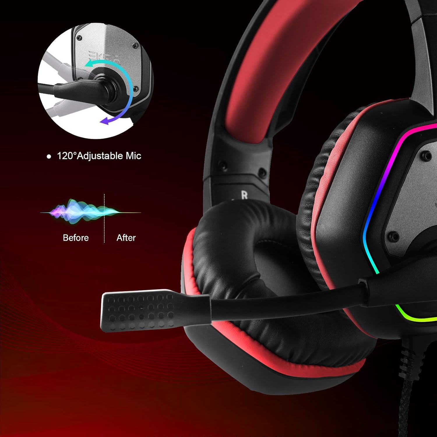 Thumbnail 4 de EKSA E1000 USB Gaming Headset 7.1