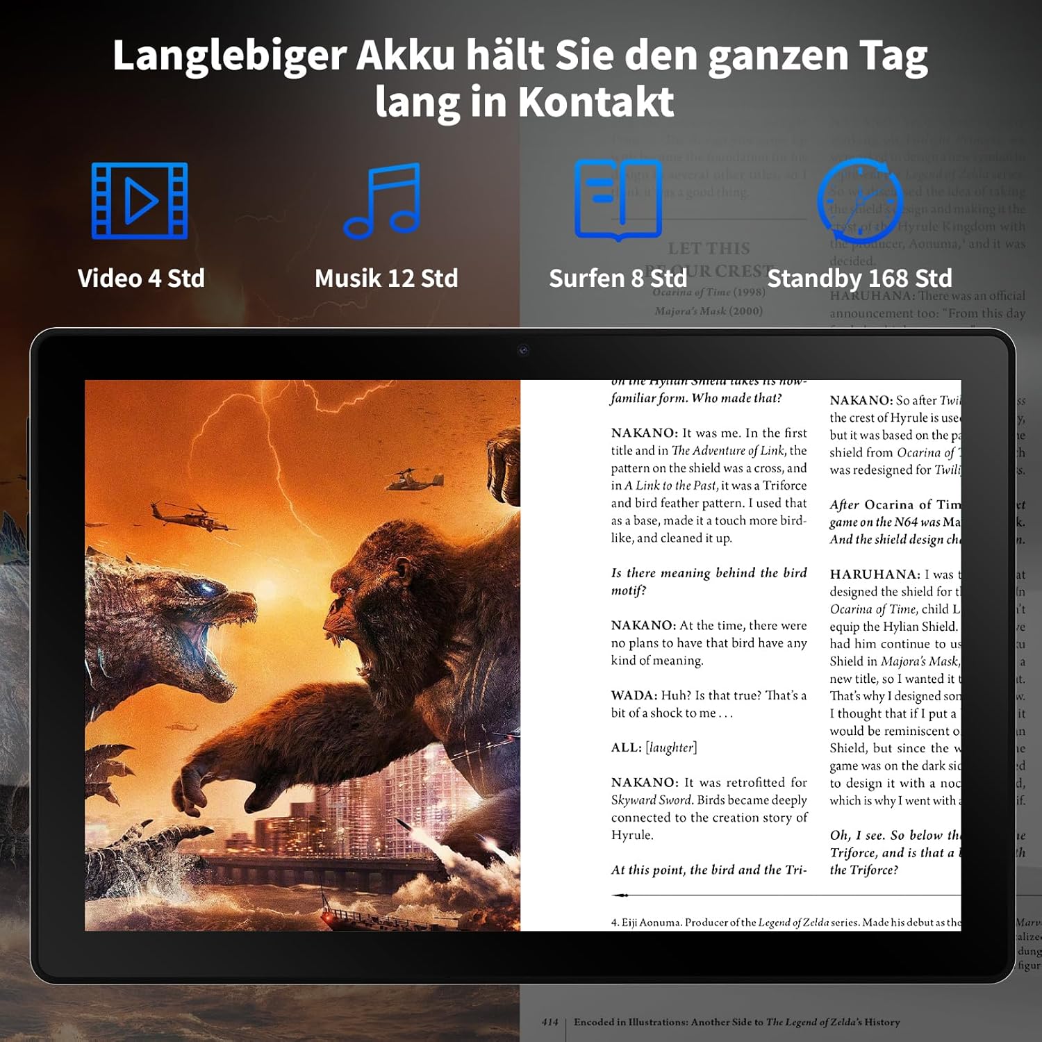 Detalle de Tablet 10 pollici Kit 8-in-1 con Android 15: prestazioni, display IPS e accessori inclusi