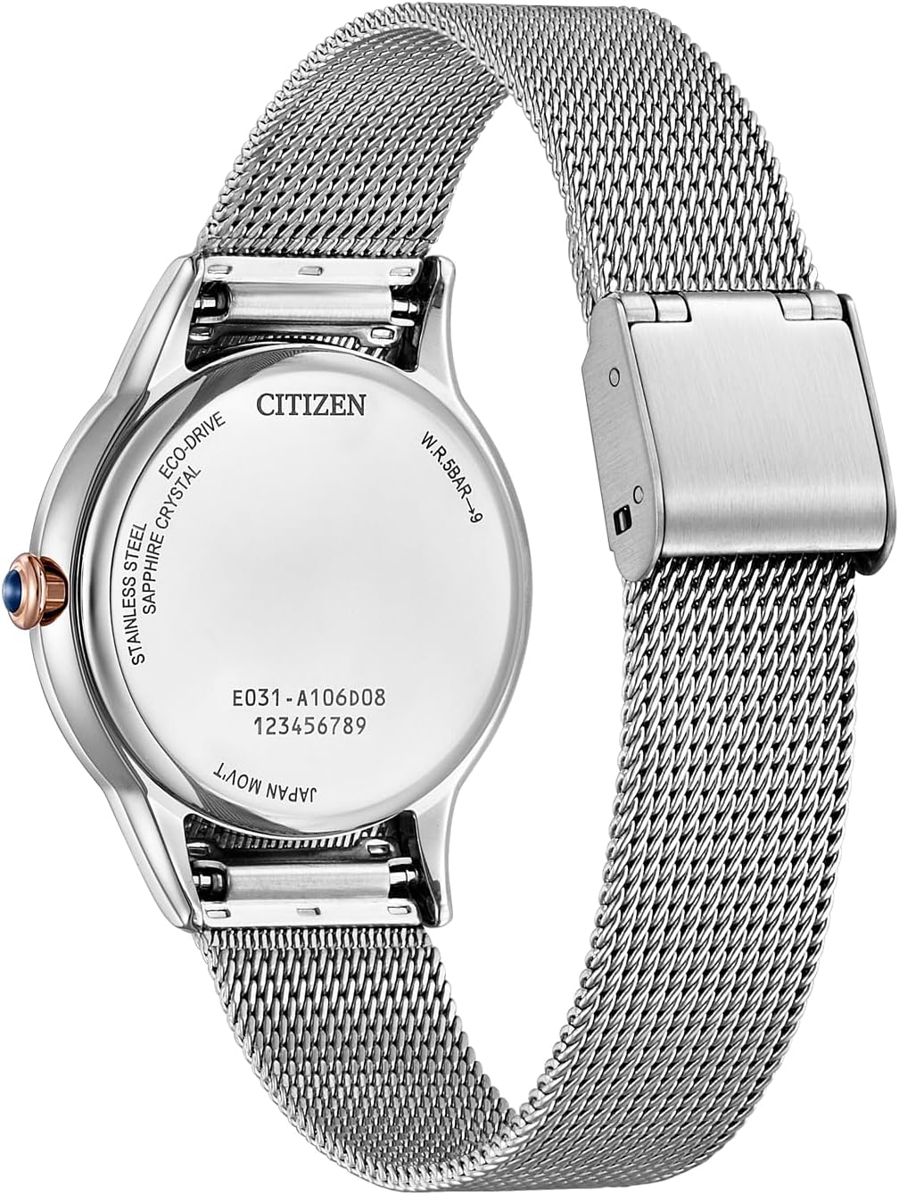 Detalle 2 de CITIZEN EM1156-80X Analog Quarz Uhr 32 mm