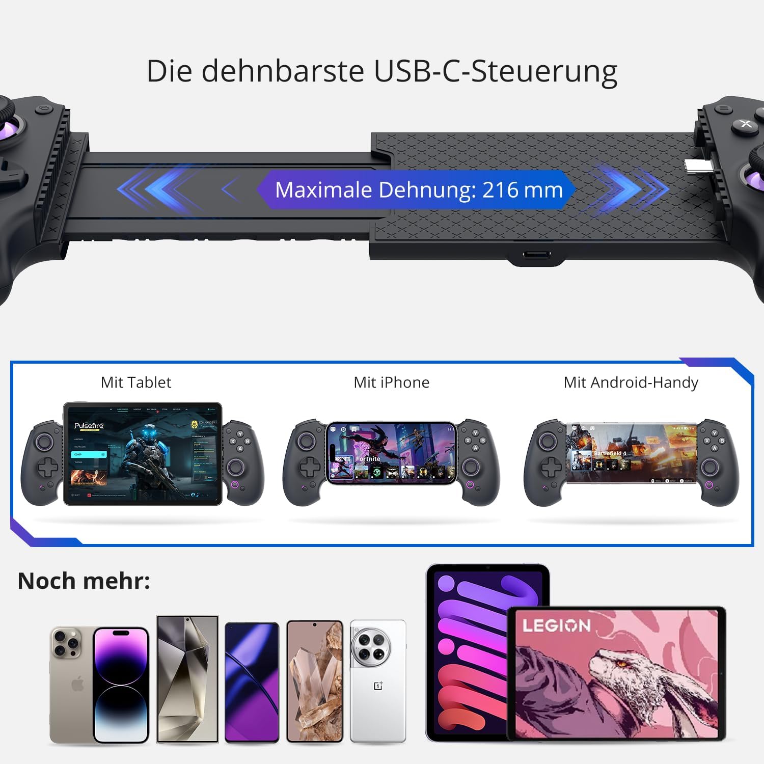 Thumbnail 4 de abxylute S9 Gaming-Controller 250 g