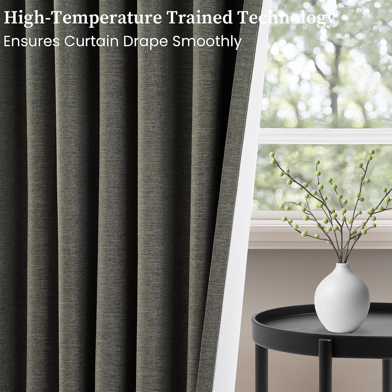 Detalle 1 de Drapenova blackout curtains, 84 inches