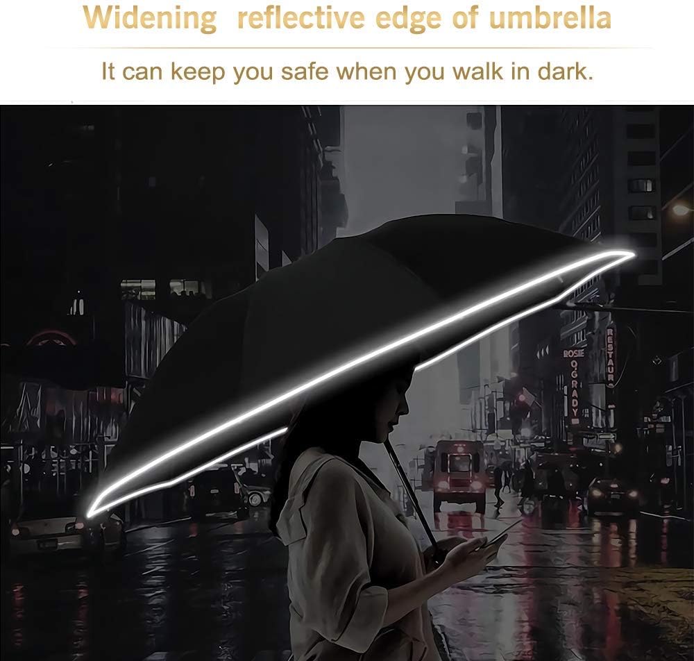 Thumbnail 1 de Bodyguard Inverted Umbrella (Large) — Windproof Reverse Folding with Reflective Stripe, Teflon-Coated, Travel Cover Bag
