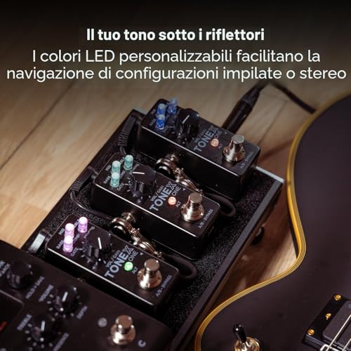 Thumbnail 8 de IK Multimedia Tone X One pedal: versatilità AI Tone Modeled per chitarra ed effetti in pedaliera