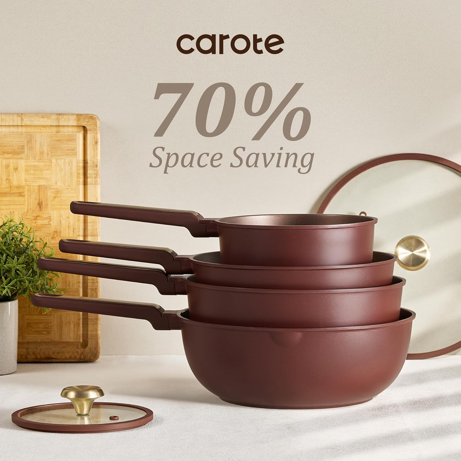 Thumbnail 6 de CAROTE Nonstick Cookware Set, 31-Piece
