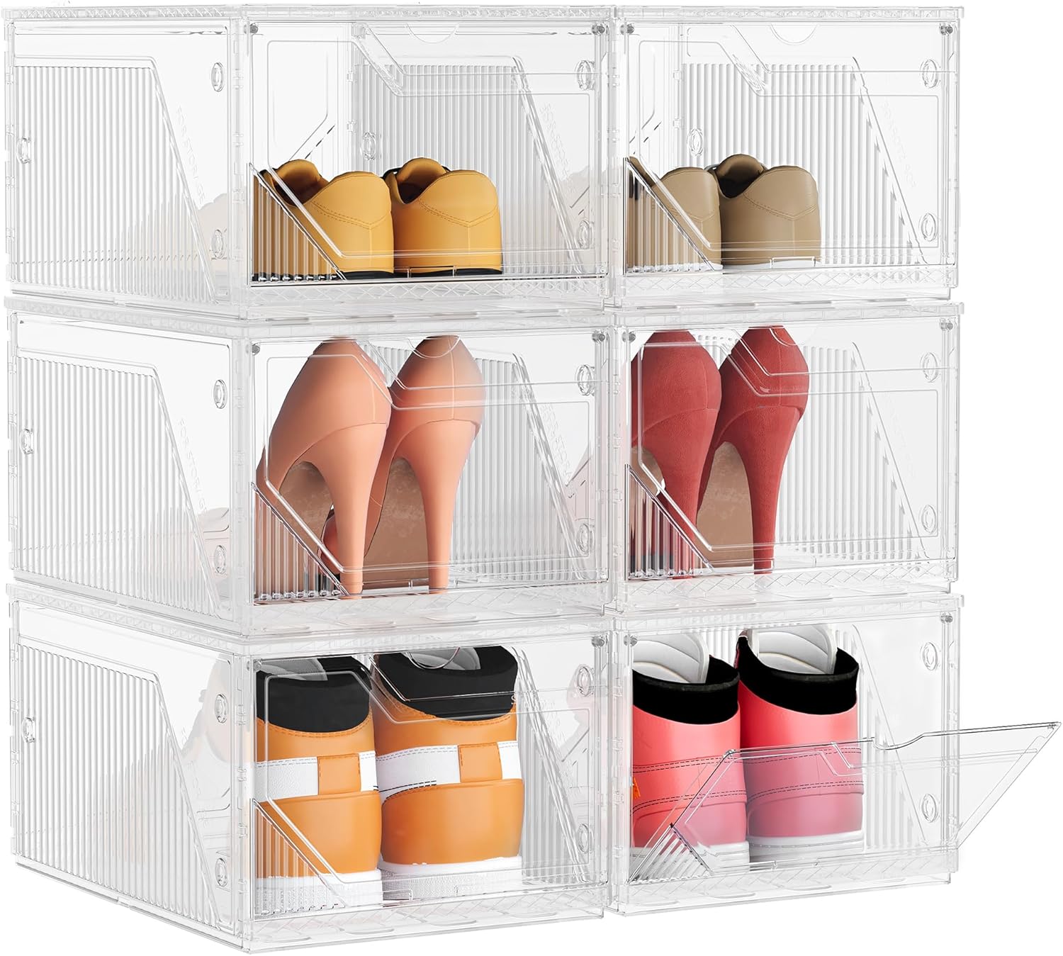 Thumbnail 6 de SONGMICS LSP806WH01 Boîtes à chaussures 12 pcs 36×26×19 cm
