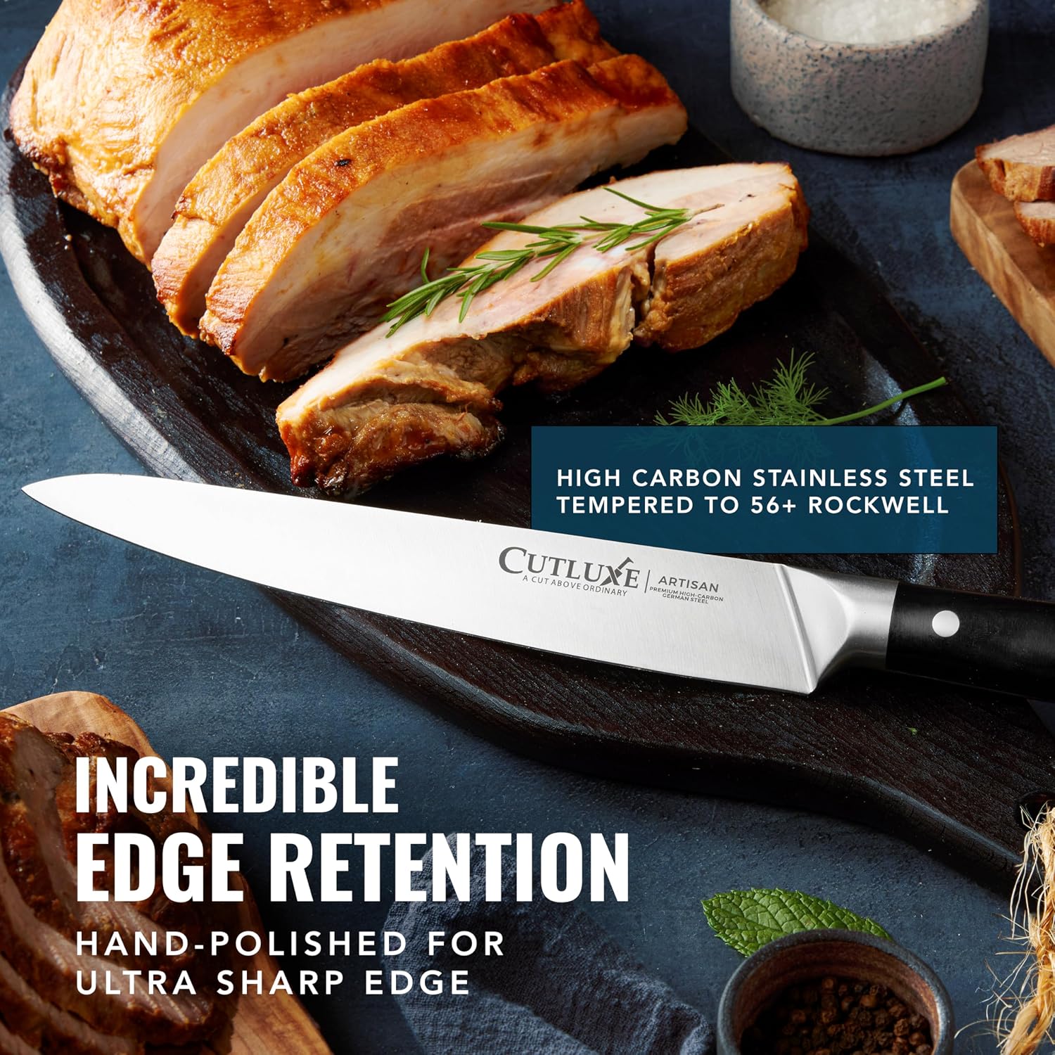 Detalle 1 de Cutluxe Carving Knife Set 9-Inch Knife