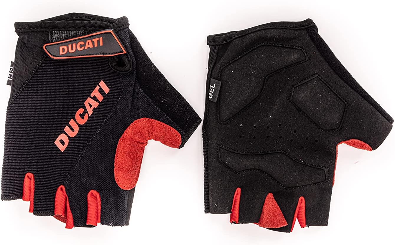 Thumbnail 3 de Ducati Guanti monopattini elettrici in gel con mezze dita, taglia unica