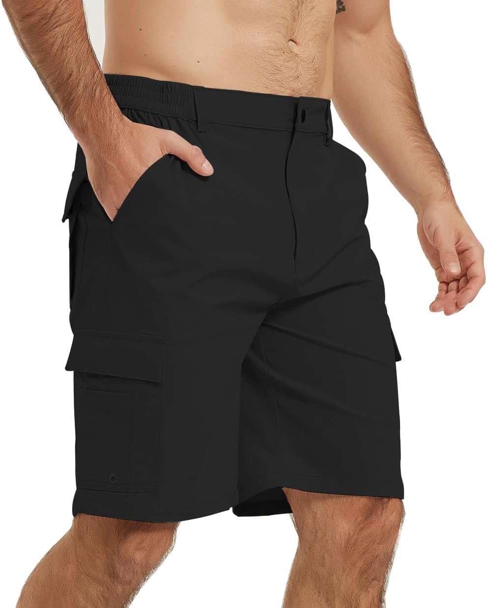 Detalle de KeihTrail Men's Cargo Hiking Shorts