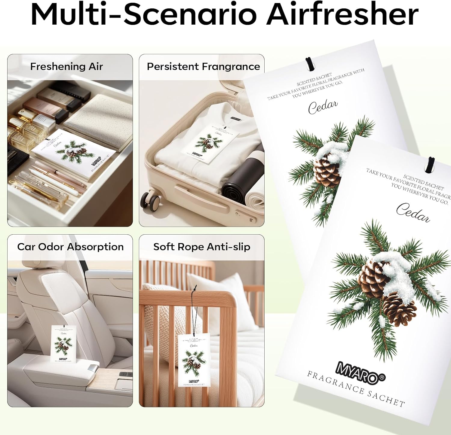Thumbnail 2 de MYARO 12-Pack Cedar Sachets