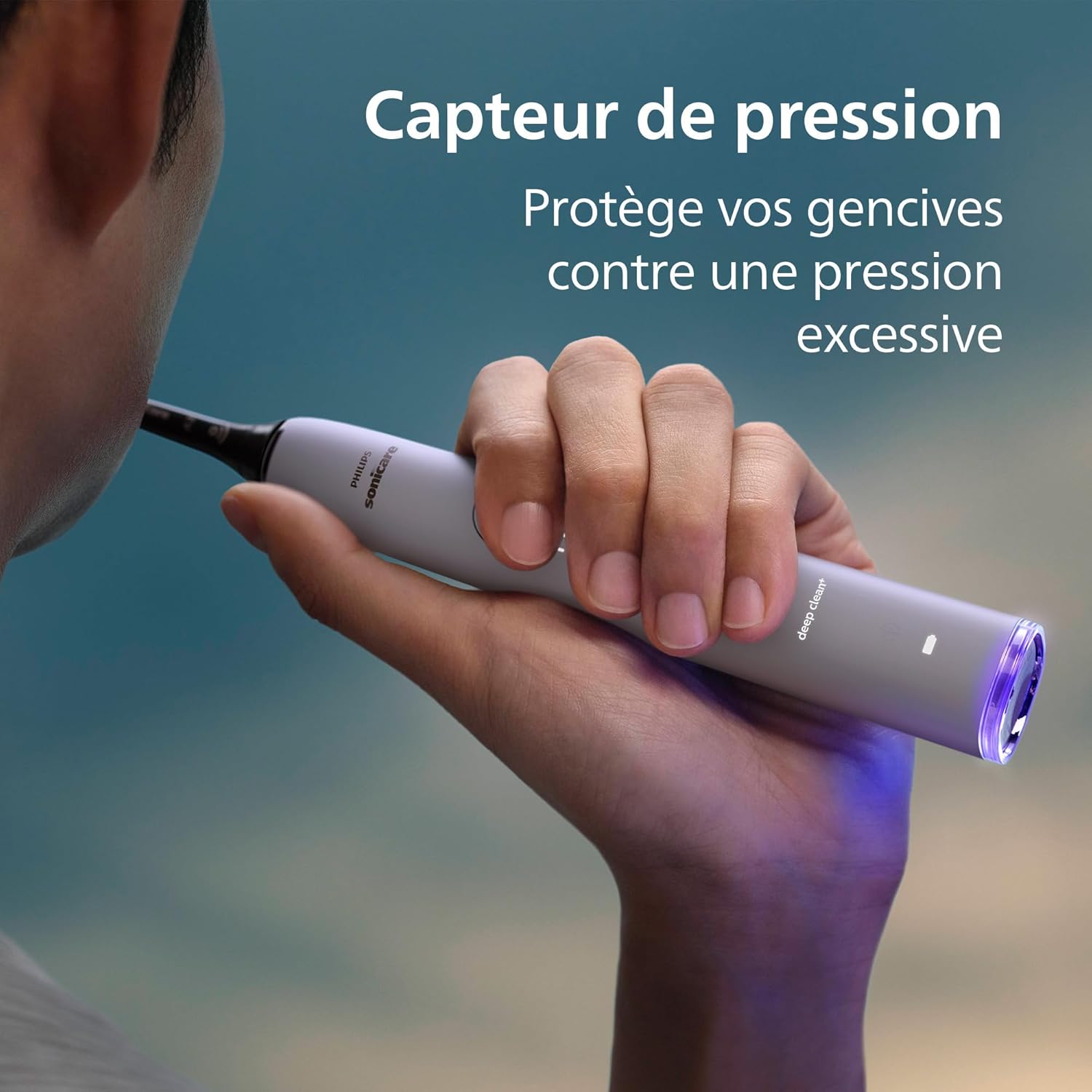 Thumbnail 4 de Philips Sonicare DiamondClean Smart 9400 ( HX9917/90 ) – Brosse à dents électrique avec application, capteur de pression et détection de la tête de brosse