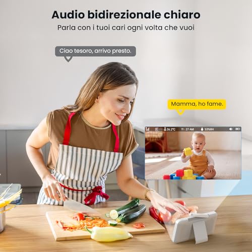 Thumbnail 5 de ieGeek Cámara Vigilancia Bebes 5" 2K/3MP 📷