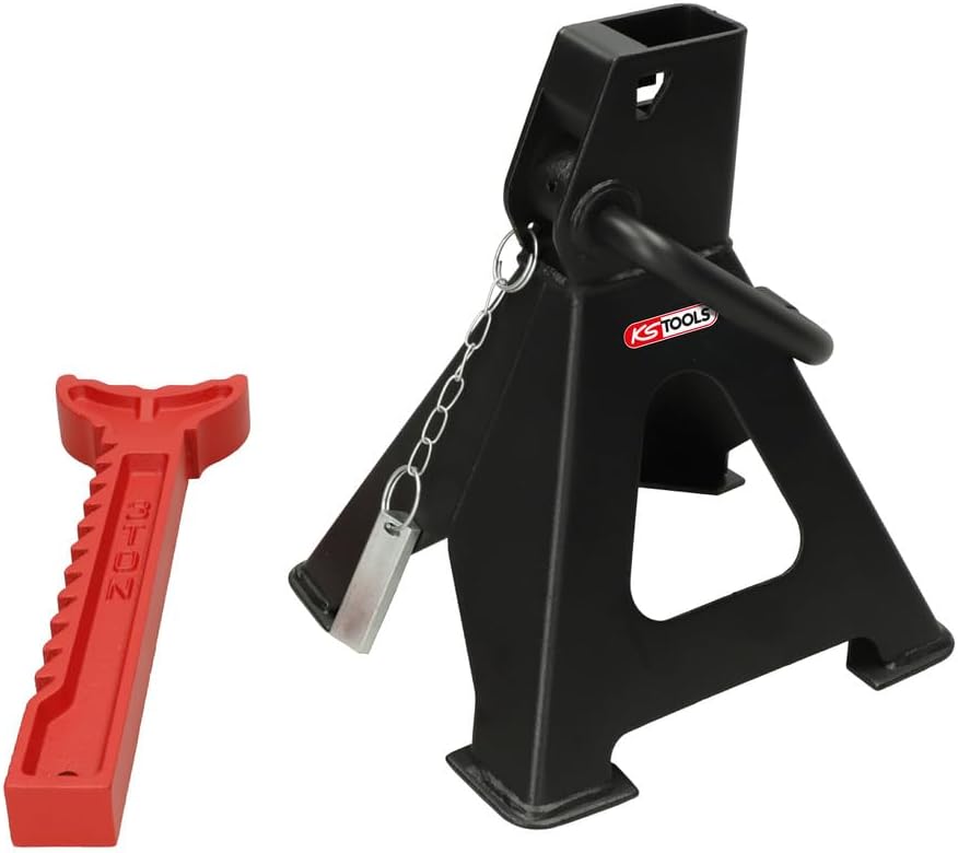 Detalle 2 de KS Tools tandheugelsteunen, 3 ton per paar, verstelbaar van 295 tot 425 mm