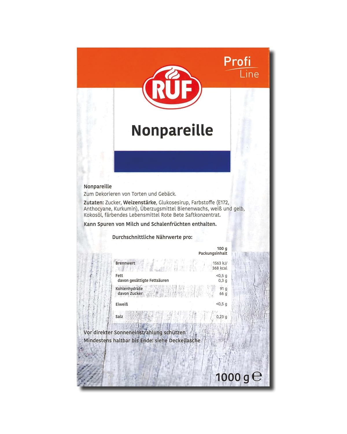 Thumbnail 1 de RUF Nonpareilles bunt – Zucker-Perlen und Streu-Dekor für Eis, Donuts und Kuchen (1.000 g Großpackung)