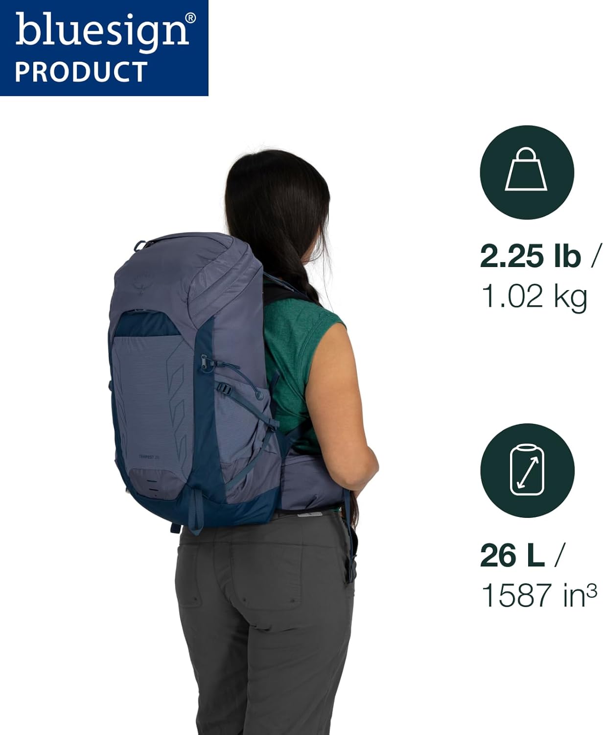 Detalle 2 de Osprey Tempest 26L Women's Lightweight Hiking Backpack