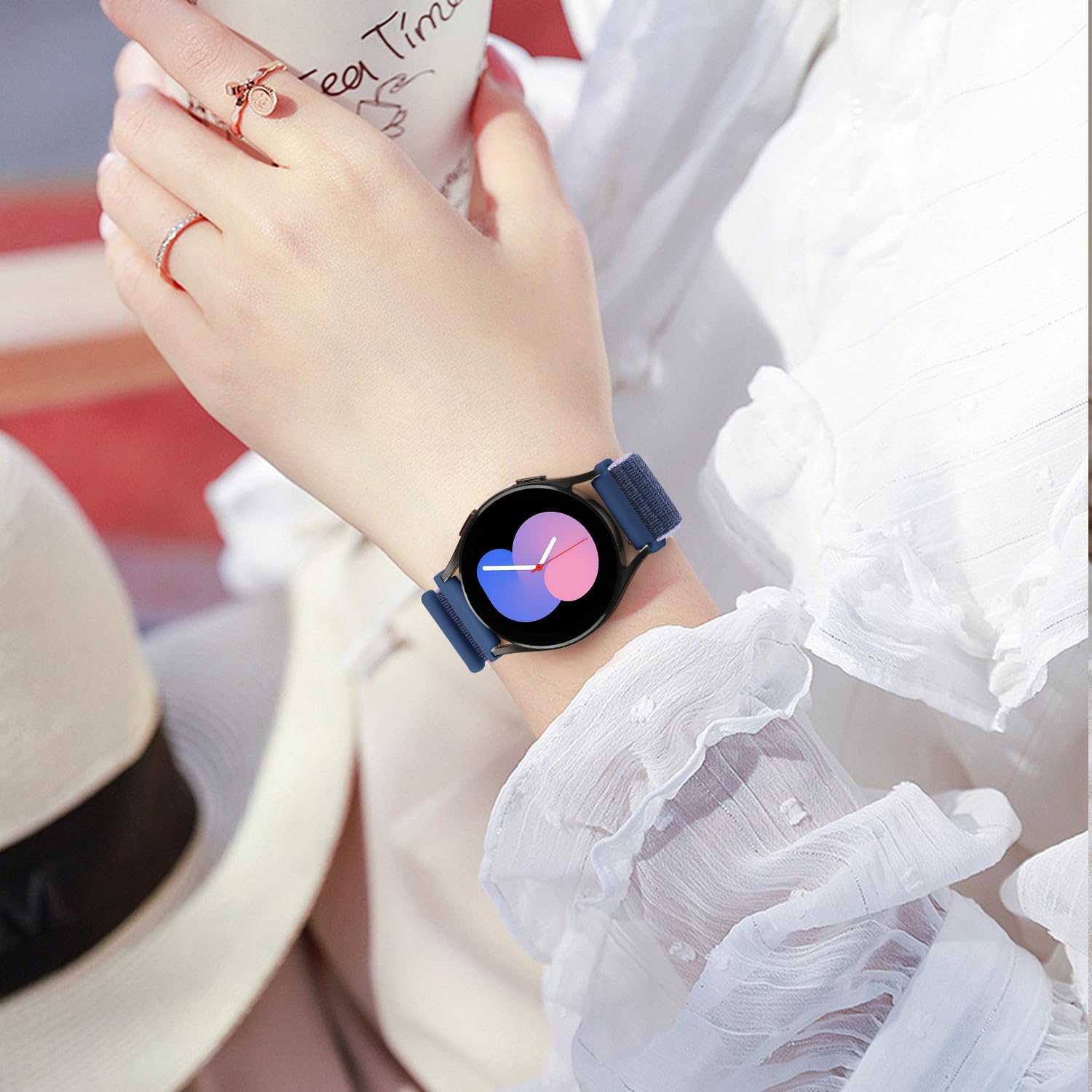 Thumbnail 5 de Vodtian 22mm Nylon-Armband – Kompatibel mit Galaxy Watch 3/46mm, Gear S3, Garmin Vivoactive 4 und mehr