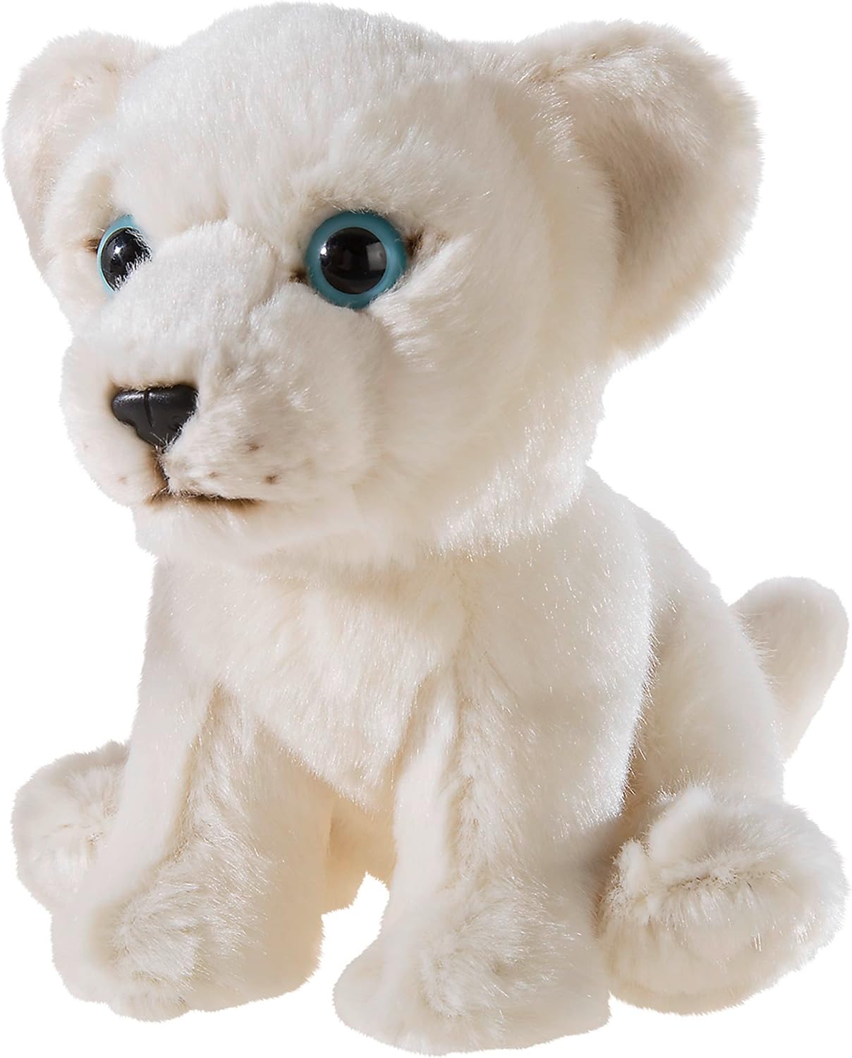 Heunec Lion blanc assis 15 cm