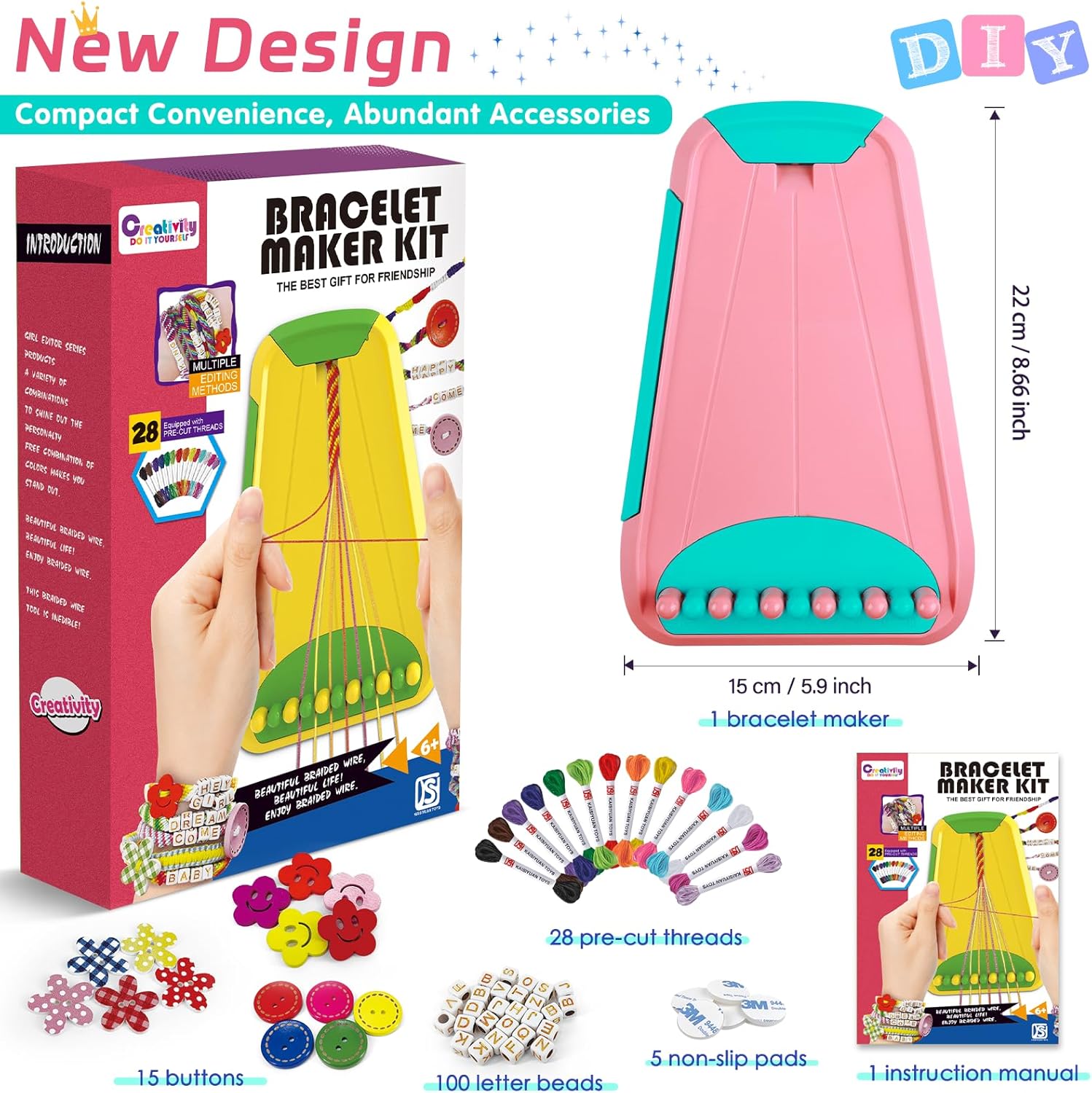 Thumbnail 2 de Kit de pulseras TingingYuli para niños 6-12 años