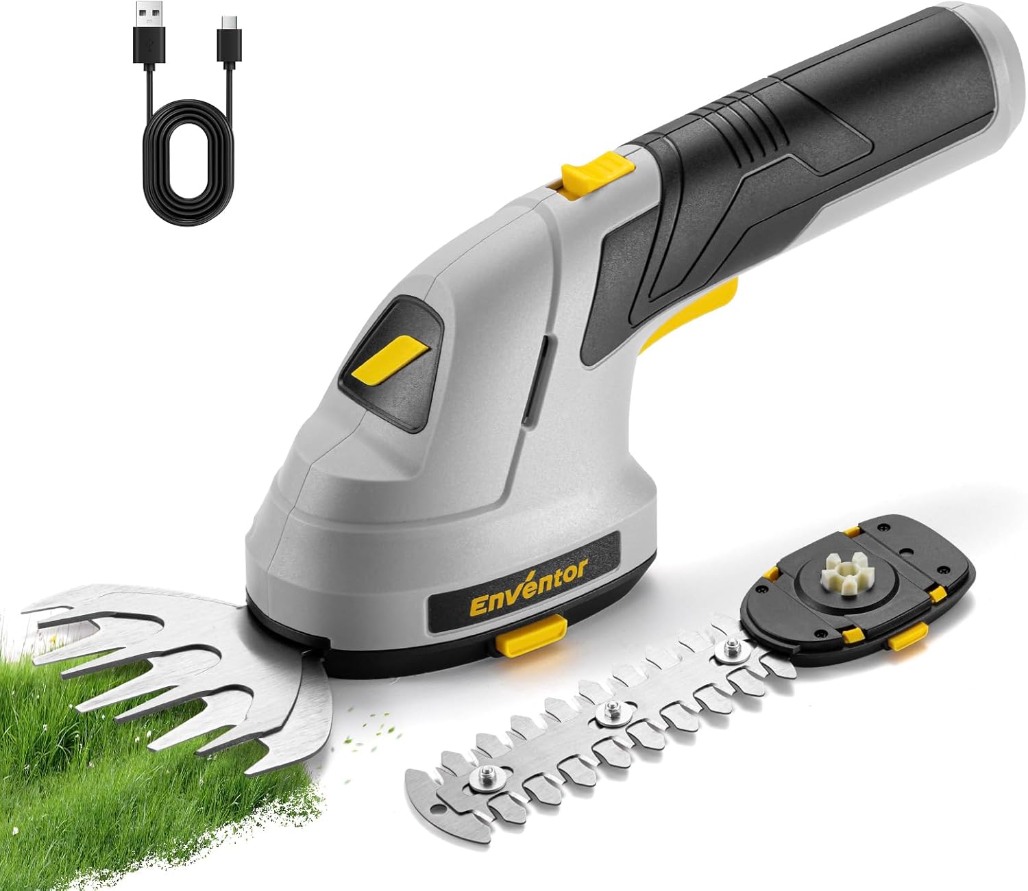 Enventor 2-in-1 cordless hedge trimmer 2000mAh