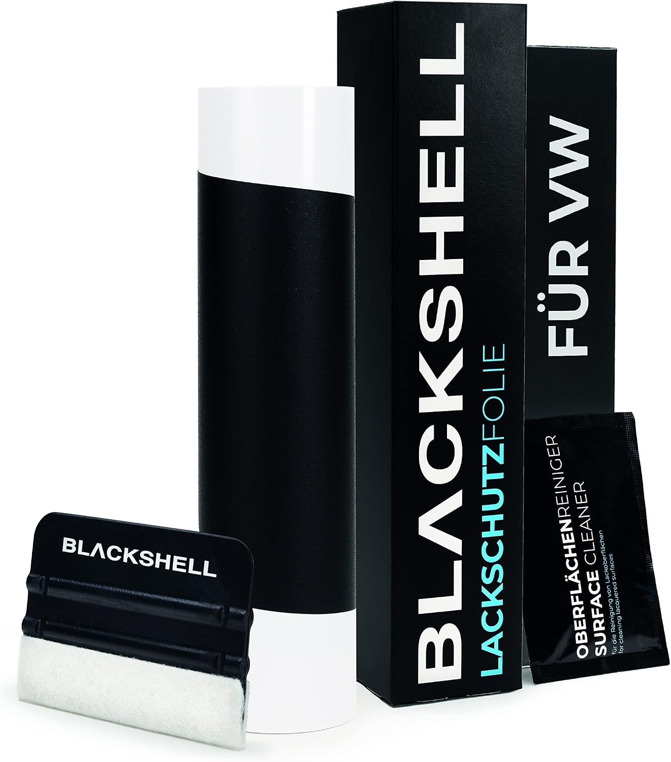 Blackshell Ladekantenschutz Folie T‑Cross 150µm