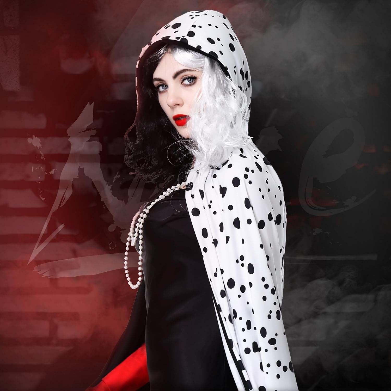 Thumbnail 5 de Charmofun 7 pièces Cruella déguisement femme 🎭
