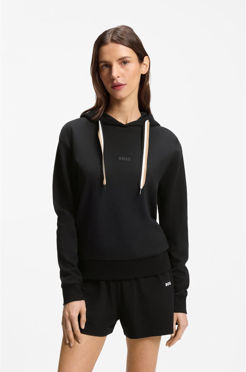Detalle de Logo Hoodie with Signature Stripe Drawstrings