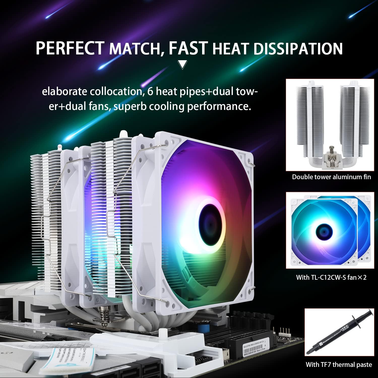 Detalle de Thermalright Peerless Assassin 120 CPU Cooler 6hp 🖥
