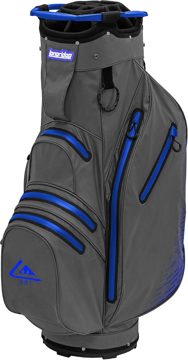 Detalle 1 de Longridge Aqua 2 – wodoodporna torba golfowa na wózek, 14 przegródek, 2,2 kg