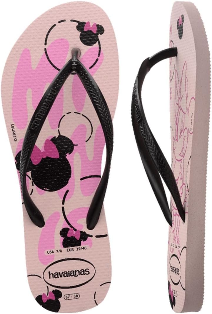 Thumbnail 4 de Havaianas Slim Disney (Mini Me) infradito per bambine e ragazze Peony Rose