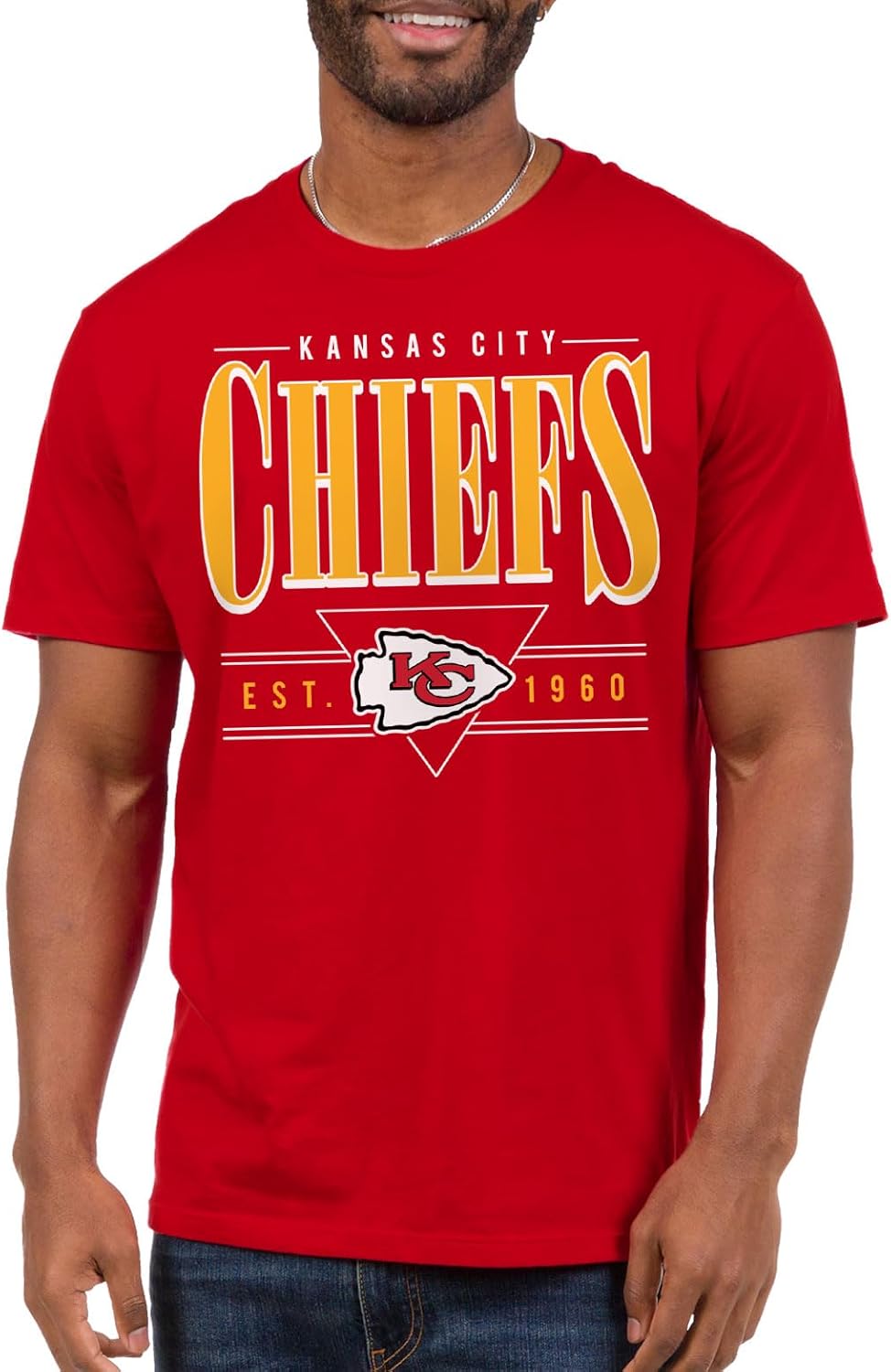 Thumbnail 5 de Junk Food NFL Mens Junk Food X NFL Established Retro Adult Short Sleeve Fan Tee (Pittsburgh Steelers)