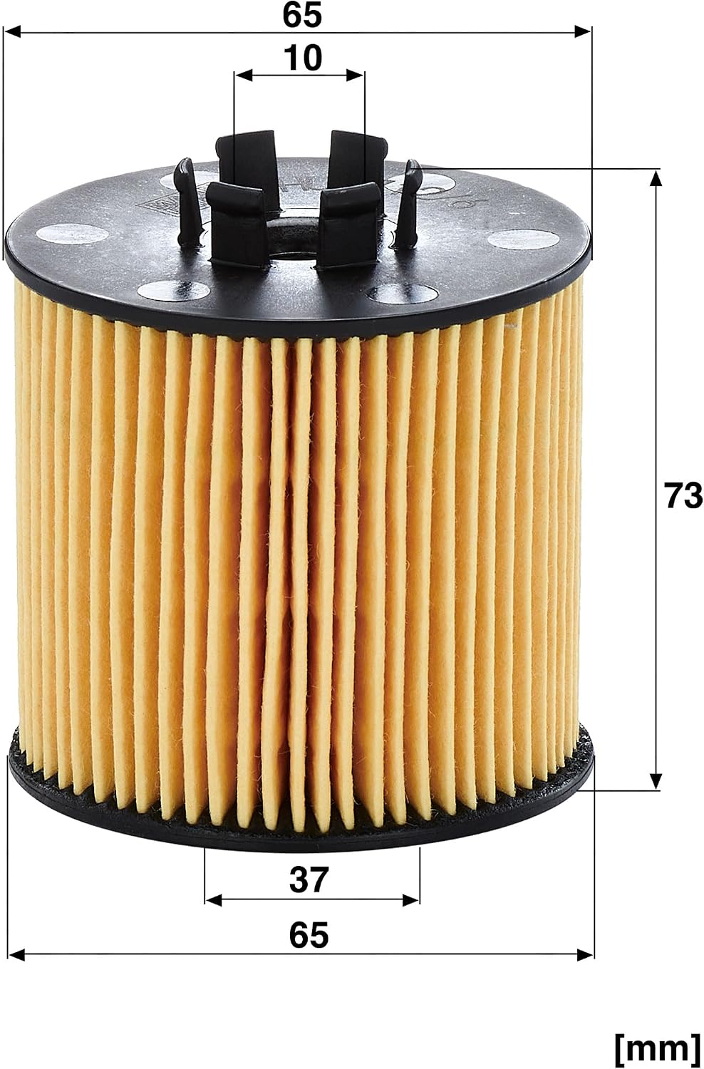 Detalle de MANN-FILTER HU 712/6 Filtre à huile