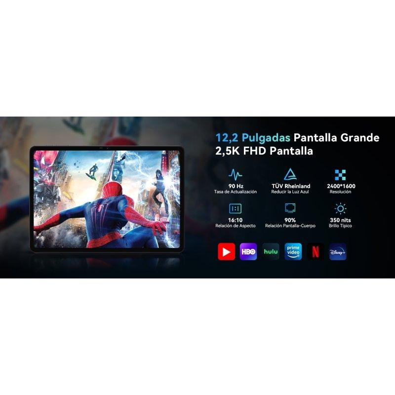 Detalle de ExcitPower T60, tablet de 12,2" con pantalla 2,5K de 90 Hz y 4G