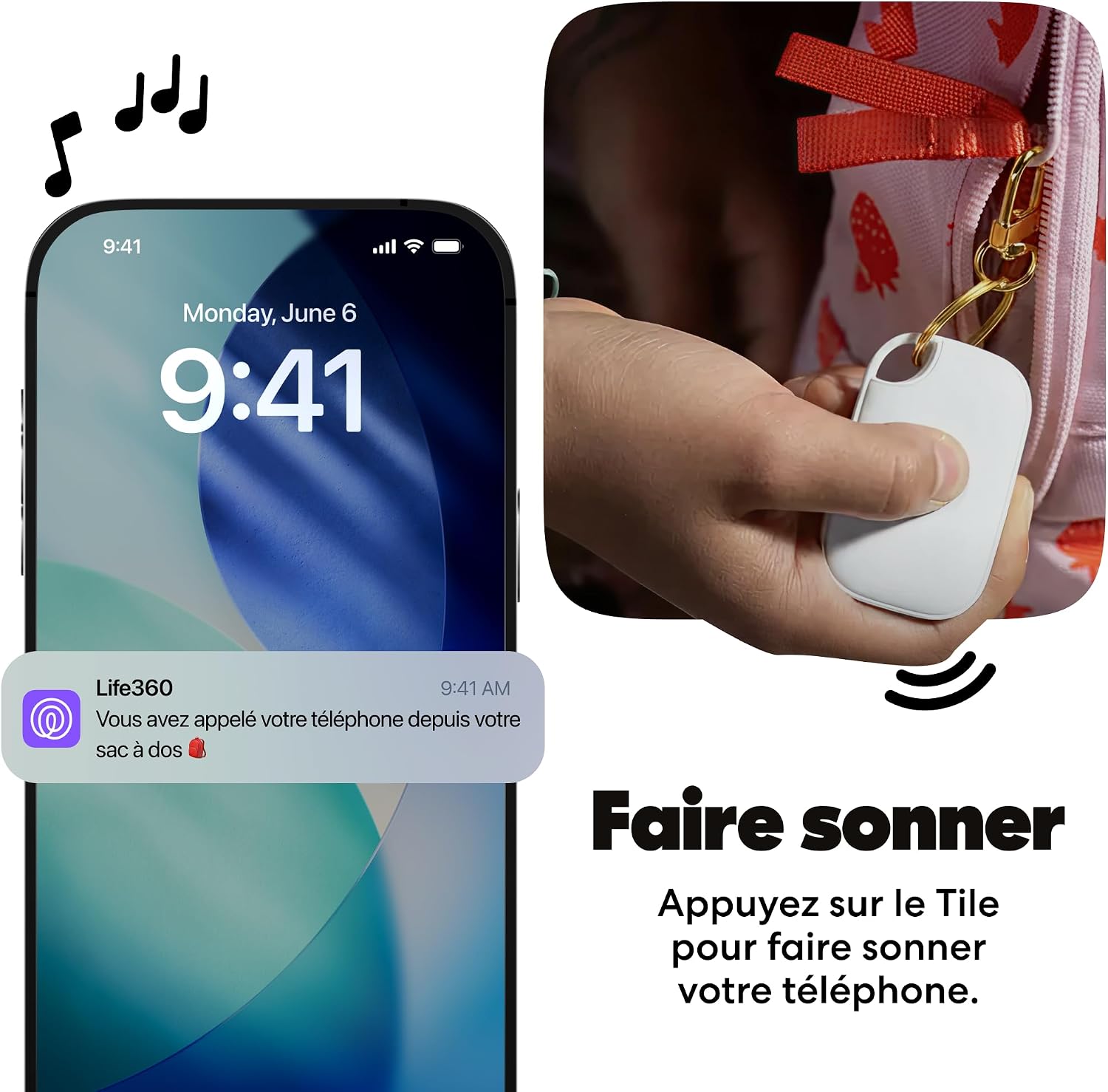 Detalle de Life360 Tile Pro - Tracker Bluetooth Puissant, détecteur de clés et localisateur d'objets, lot blanc