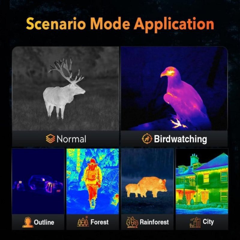 Detalle de GTshare Superresolución AI monocular térmico 32 GB