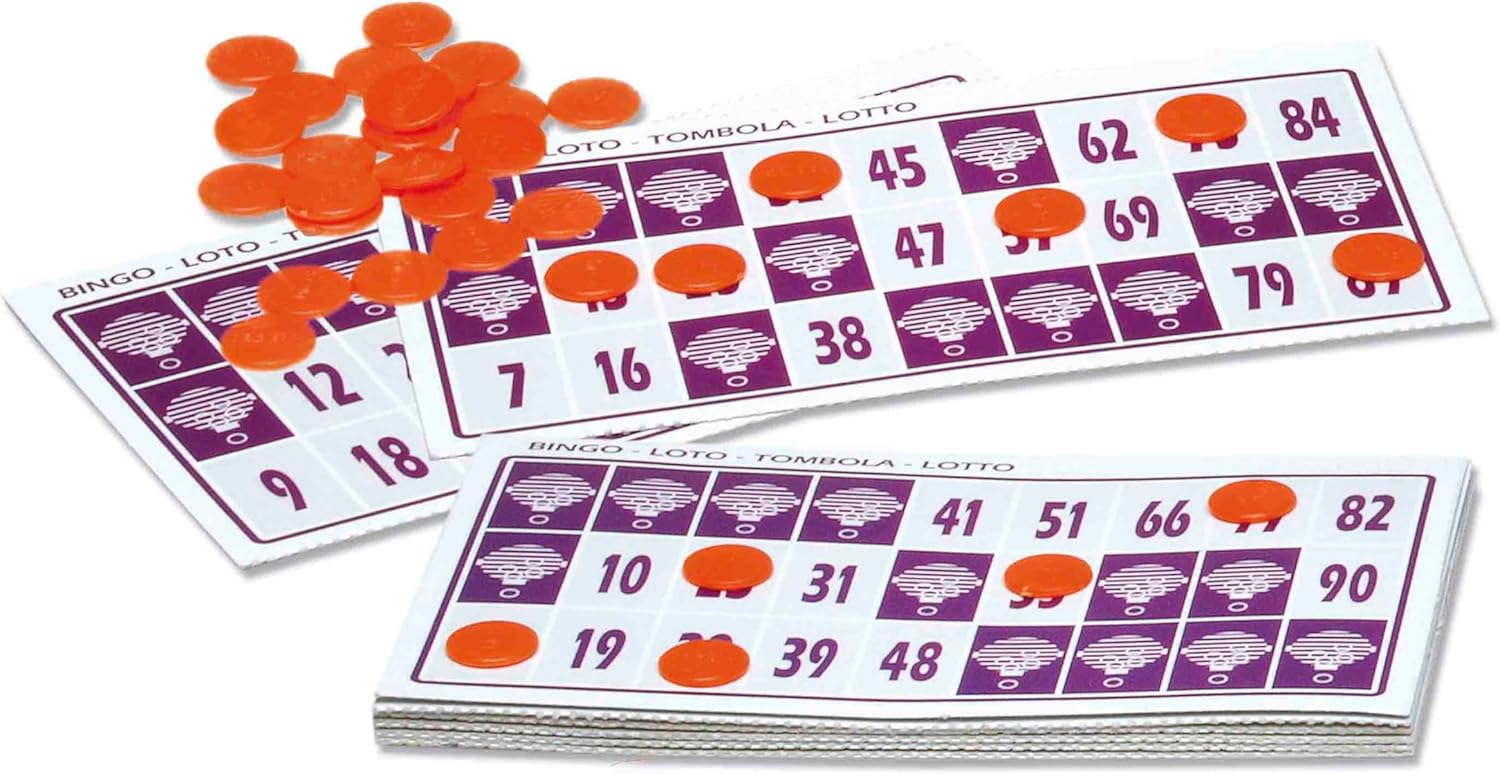 Thumbnail 2 de Chicos Loterie Automatique – Jeu de loto bingo complet avec boulier, 90 boules indélébiles et 48 cartons (ref. 20805)