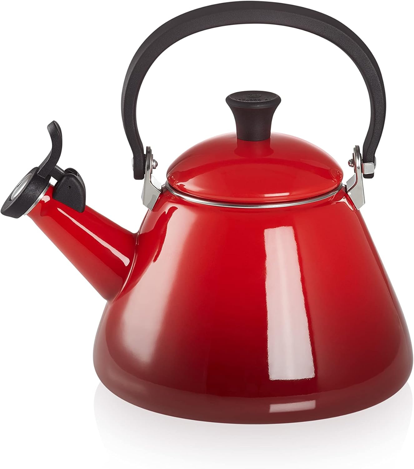 Thumbnail 5 de Le Creuset Kone Stove-Top Kettle with Whistle (1.6 L, Black Onyx)