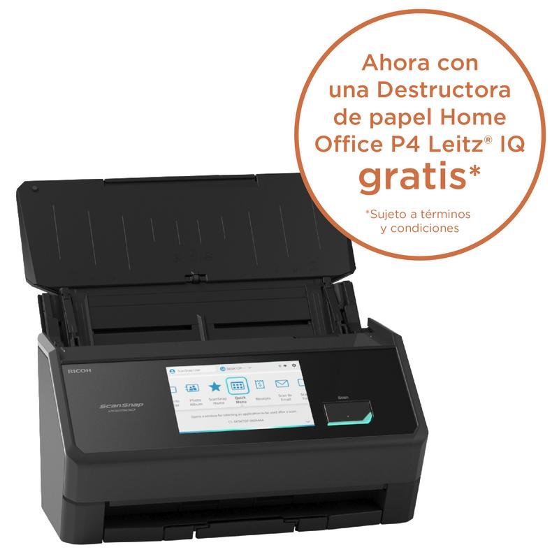 Detalle 2 de Escáner Ricoh ScanSnap iX2500: rendimiento y conectividad para la oficina moderna