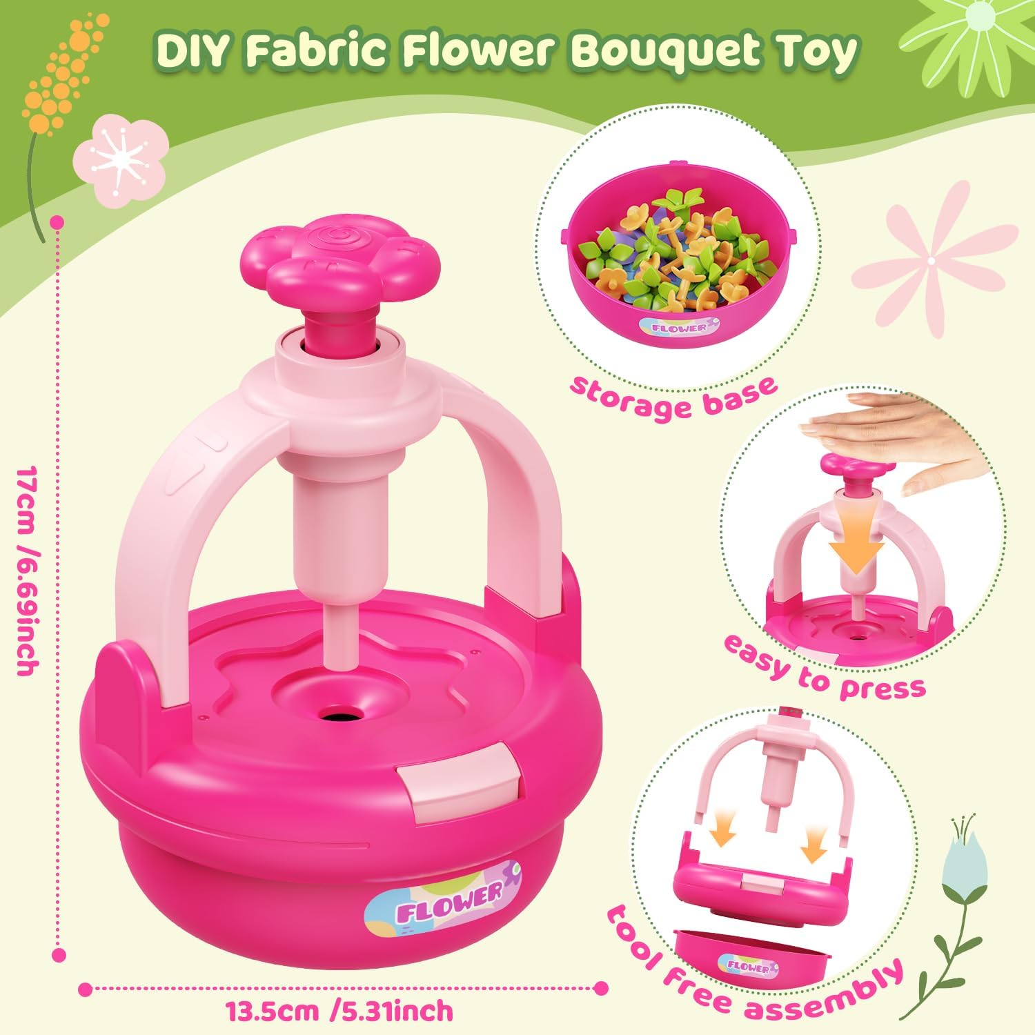 Detalle 2 de TingingYuli Rose 💐 Manualidades para niños 4-8 años